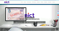 Desktop Screenshot of nictindia.org