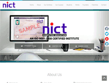 Tablet Screenshot of nictindia.org